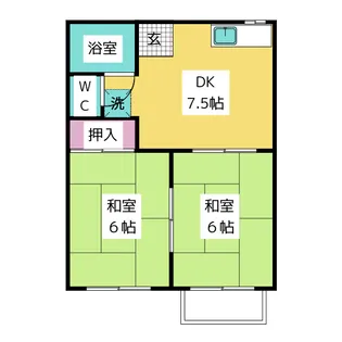 フォーブル小泉【2階】の間取り