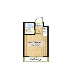 1Rの間取り画像