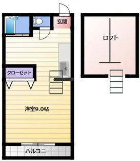 フレンズセドリック【1階】の間取り