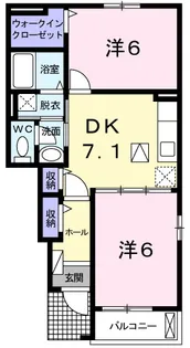 高知県土佐市高岡町甲【アパート】の間取り