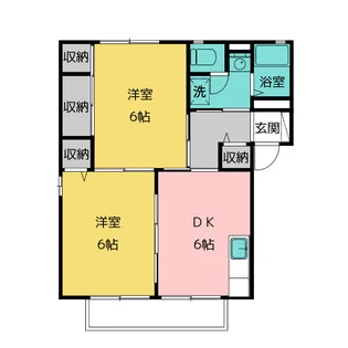 ファミールM【2階】の間取り