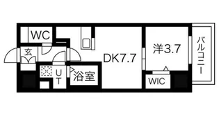 メイクス上前津IV【2階】の間取り