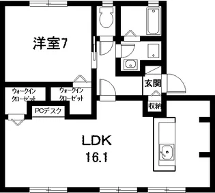 愛知県知多郡東浦町大字藤江字前田【アパート】の間取り