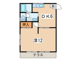 フェリシア【1階】の間取り