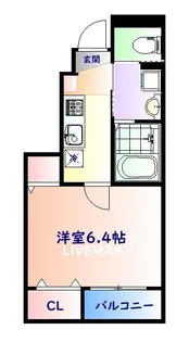アバルト南光台【1階】の間取り