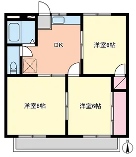 ザ・スクエア【2階】の間取り