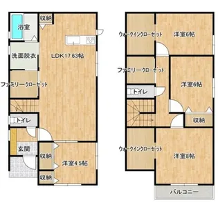 静岡県浜松市中央区高丘北2【一戸建】の間取り