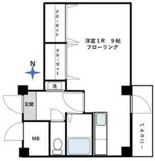 ウッディ高円寺【4階】の間取り