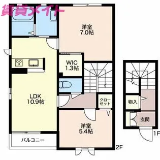 Grunes A棟【2階】の間取り