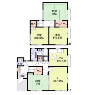 千葉県柏市中原【一戸建】の間取り