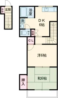 北村方【2階】の間取り