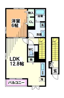 東京都国分寺市内藤2【アパート】の間取り