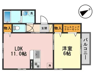 東京都江戸川区北小岩1【アパート】の間取り
