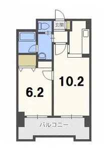 サンシティーII【9階】の間取り