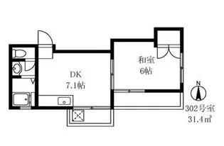 アーバンサトウ【3階】の間取り