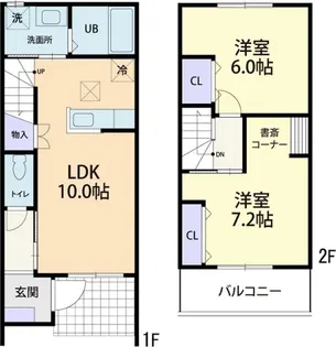 ティアコートf Aの間取り