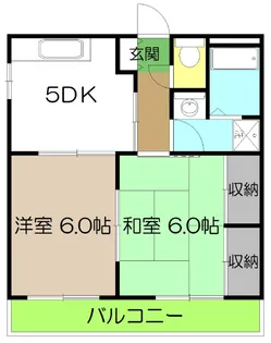 SK&N【3階】の間取り