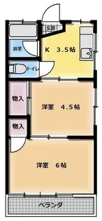 東京都足立区南花畑2【マンション】の間取り