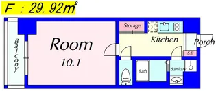 エンゼルプラザ瀬田駅前【10階】の間取り