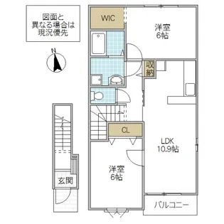 リバーサイド タカ【2階】の間取り