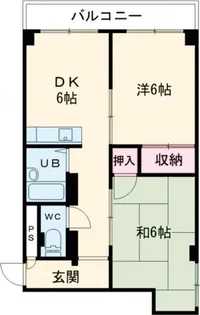 センチュリー鶴見【2階】の間取り