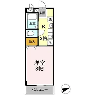 エスポワール生和【3階】の間取り