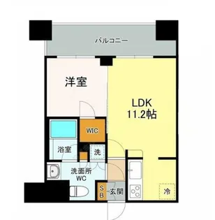 東京都港区三田5【マンション】の間取り