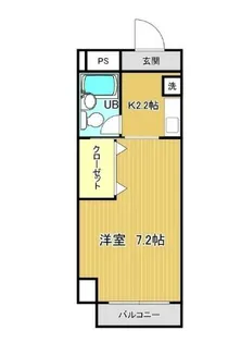 K2宮町ビル【2階】の間取り