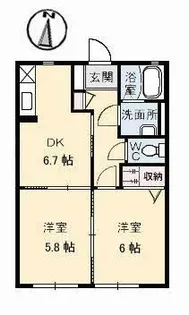 ST大高 B棟【1階】の間取り
