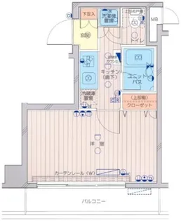 プロフ南大井【5階】の間取り