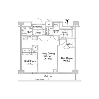 コンフォリア駒場【3階】の間取り