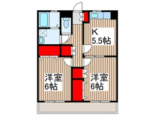 メゾンクレス【2階】の間取り