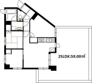 ロワール横濱鶴見【6階】の間取り