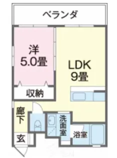 かりゆしアパート【3階】の間取り