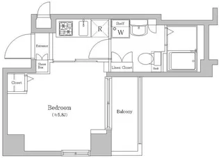 トーシンフェニックス日本橋浜町壱番館【9階】の間取り
