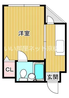 第二松山ハイツ【2階】の間取り