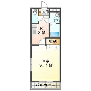 エスポワール【1階】の間取り