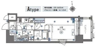 ZOOM四谷左門町【10階】の間取り