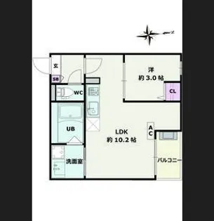 Jack heiwaI【2階】の間取り