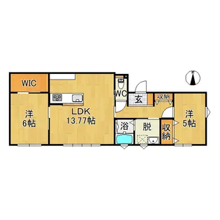 ユアフル早稲田【2階】の間取り