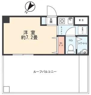 スターブル中原【4階】の間取り