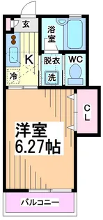 神奈川県川崎市多摩区中野島6【アパート】の間取り