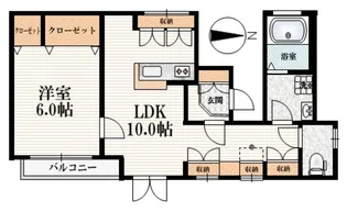 ベルクール目白【3階】の間取り