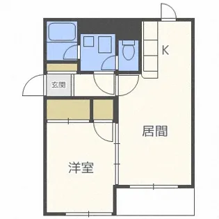 北海道札幌市中央区北三条西25【マンション】の間取り