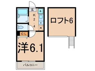 クワドリフォリオ横浜鶴見【1階】の間取り