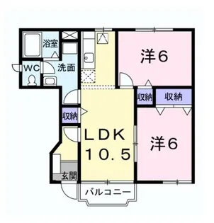 グランノーバA棟【1階】の間取り