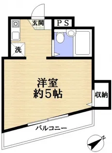 ラーナ一之江【4階】の間取り