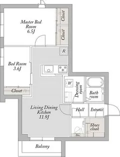 セタガヤロジ【4階】の間取り