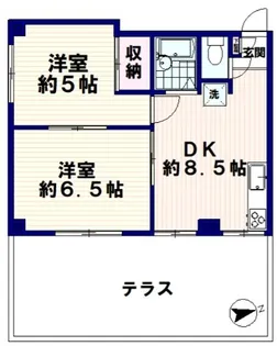 ベルフォーレ【1階】の間取り