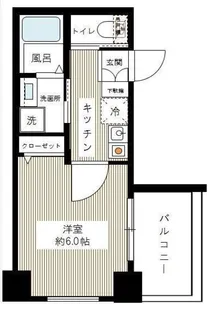 ルクシェール武蔵新田【2階】の間取り